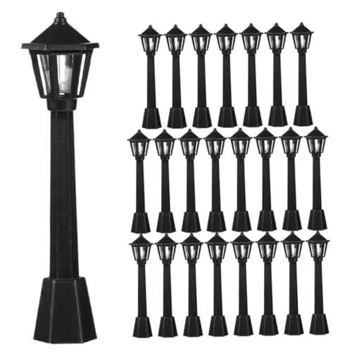 Mobestech 24stücke Miniatur-straßenlaternenfiguren Mini-straßenlaternen Miniatur-pfostenlaternen Für Puppenhaus Kleine Straßenlaterne Mikro-landschaftsfiguren Miniatur-simulationslampe Mobestech 24stücke Miniatur-straßenlaternenfiguren Mini-straßenlaternen Miniatur-pfostenlaternen Für Puppenhaus Kleine Straßenlaterne Mikro-landschaftsfiguren Miniatur-simulationslampe von Mobestech