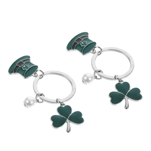 Mobestech 2Stücke Patrick's Day Charm Schlüsselanhänger Hut Einzigartiges Für Freunde Stilvolle Rucksackanhänger Und Taschenaccessoires Mobestech 2Stücke Patrick's Day Charm Schlüsselanhänger Hut Einzigartiges Für Freunde Stilvolle Rucksackanhänger Und Taschenaccessoires von Mobestech