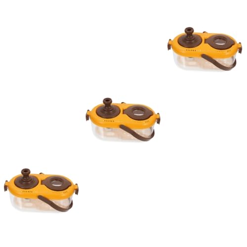 Mobestech 3 Sätze Beobachtungsbox für Seidenraupen Insektenbeobachtungsset für Kinder Seidenraupen Beobachtungsbox mit Lupe Tierkäfig Bugs-Viewer Käferglas Set zum Fangen von Seidenraupen von Mobestech