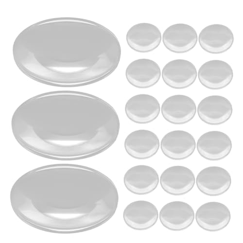 Mobestech 30 Stück Lupenlinsen Physik Für Laborvergrößerung Konvexlinse Ausrüstungslinse Runde Konvexlinse Vergrößerung Ersatzlinse Optische Linse Für Ausrüstung Konvexlinsenersatz von Mobestech