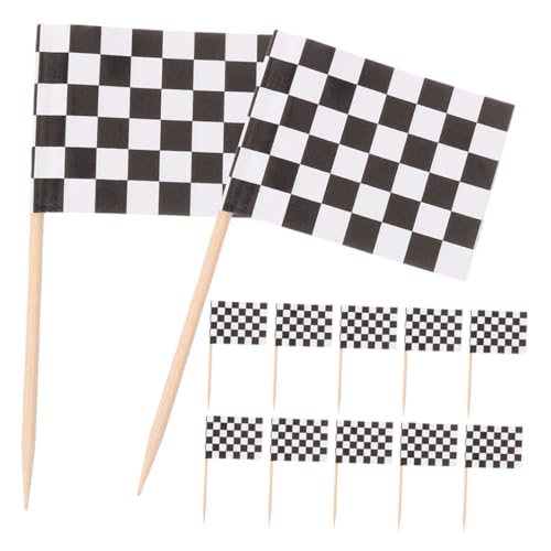 Mobestech 360 Stück Karierte Mini Rennflaggen Zahnstocher Cupcake Topper Kleine Dekofähnchen Klassisch für Rennparty Kindergeburtstag Bbq Piknik und Sportveranstaltungen Mobestech 360 Stück Karierte Mini Rennflaggen Zahnstocher Cupcake Topper Kleine Dekofähnchen Klassisch für Rennparty Kindergeburtstag Bbq Piknik und Sportveranstaltungen von Mobestech
