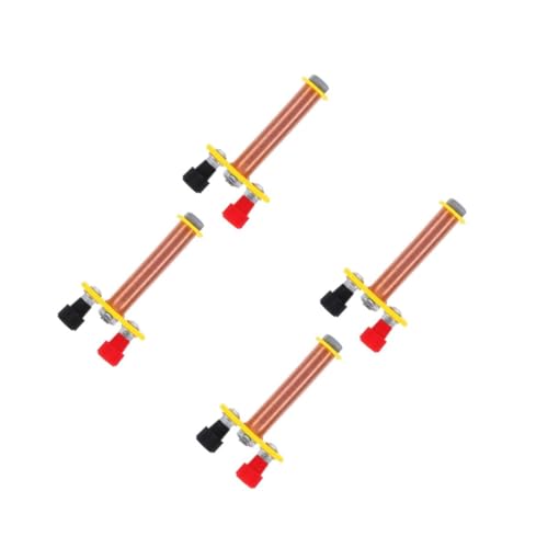 Mobestech 4 Stück Elektromagnetischer Magnet Elektronik-kit Spule Für Elektromagnetische Experimente Spulenelektromagnetismusgerät Physik Für Magnet Magnetisch Solenoid Magnet Plastik von Mobestech