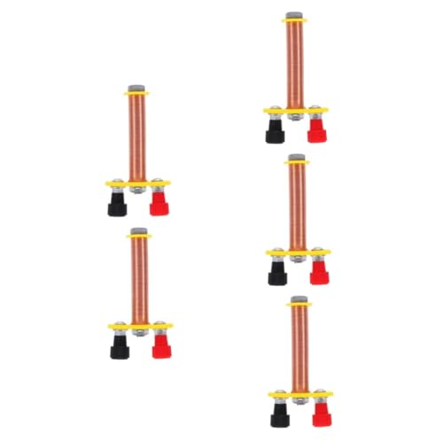 Mobestech 5 Stück Elektromagnetische Magnetkreise Für Physik Experiment Werkzeuge Physik Experiment Requisiten Induktionsspule Für Den Unterricht Elektromagnetische Spule Magnetspule von Mobestech