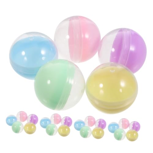 Mobestech 50 Stück Halbtransparente Macaron-farbige Runde Füllbare Kapseln Robustes Kunststoffspielzeug Für Automaten Ostern DIY Basteln Geburtstag Pinata Mobestech 50 Stück Halbtransparente Macaron-farbige Runde Füllbare Kapseln Robustes Kunststoffspielzeug Für Automaten Ostern DIY Basteln Geburtstag Pinata von Mobestech