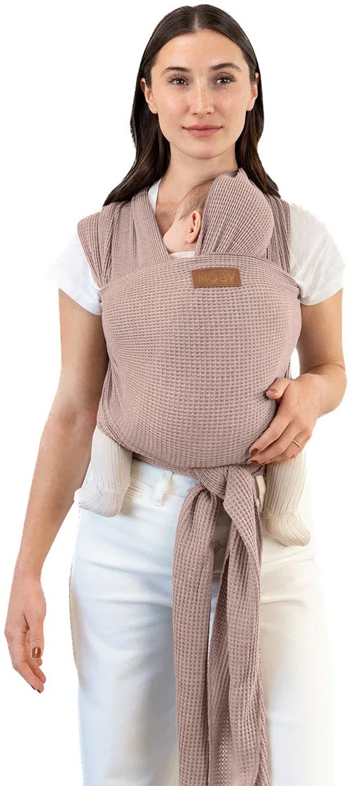 Moby Waffle Knit Tragetuch, Sandstone von Moby