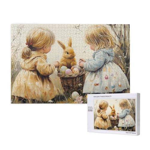 Klassische Puzzles 1000 Teile, Puzzle Mit Ostermotiven, Warme Szene, Sodass Es Für Familien Und Freunde Geeignet Ist, Um Gemeinsam Spaß Am Puzzlen Zu Haben von MocArt