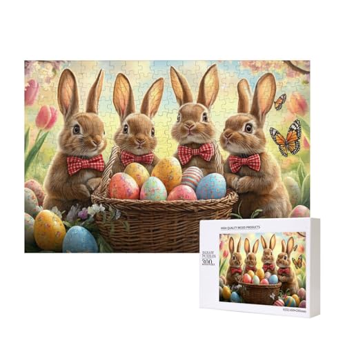 Klassische Puzzles 300 Teile, Puzzle Mit Ostermotiven, Warme Szene, Sodass Es Für Familien Und Freunde Geeignet Ist, Um Gemeinsam Spaß Am Puzzlen Zu Haben von MocArt