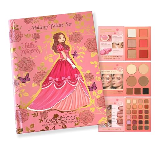 Schminkset Mädchen, Ungiftig Und Abwaschbar Kinder Make-Up Set Mädchen, Karneval Schminke Kinderschminken Set, DIY Prinzessin Kids Makeup Set for Girls, Kinder Schminkpalette Schminkset Mädchen, Ungiftig Und Abwaschbar Kinder Make-Up Set Mädchen, Karneval Schminke Kinderschminken Set, DIY Prinzessin Kids Makeup Set for Girls, Kinder Schminkpalette von MockTota