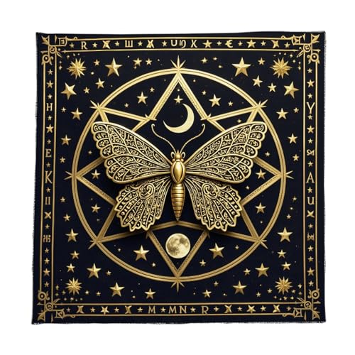 Mocoocouture Divinationen Tischdecke Schmetterlingstar Astrologie Tarotskarte Tischdecke Altars Stoff Givilation Brettspiel Accessoires Altäre Tarotskartentuch Mocoocouture Divinationen Tischdecke Schmetterlingstar Astrologie Tarotskarte Tischdecke Altars Stoff Givilation Brettspiel Accessoires Altäre Tarotskartentuch von Mocoocouture