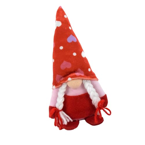 Mocoocouture Elegente Dekoration Für Valentinstag Handwerk Von Qualitätsstoff Plüschpuppen Gnomes Puppen Für Paare Geschenkspielzeug von Mocoocouture