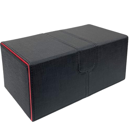 Mocoocouture Kartenbox Kartenetui Für Spielkarten PU Leder Kartenaufbewahrungsbox Sammelkarten Tragebox Deck Spielkartenbox Kartenaufbewahrungshülle von Mocoocouture