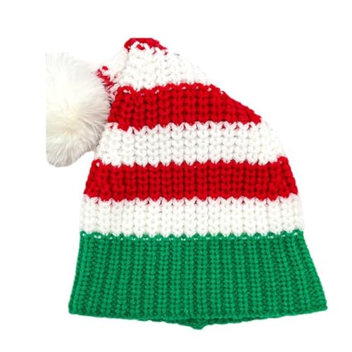 Mocoocouture Modische Weihnachtsmannmützen Gestrickte Weihnachtsmützen Weiche Bequeme Und Langlebige Mützen Für Erwachsene Und Kinder von Mocoocouture