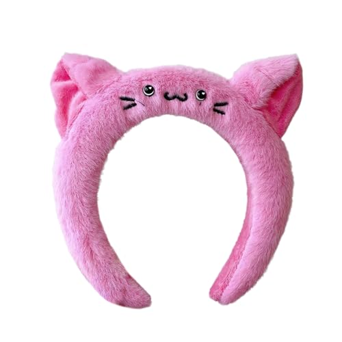 Mocoocouture Pelzige Plüsch 3D Animal Hairhoop Für Weibliches Gesicht Wasch Und Make Up Hairband Party Kostüm Zubehör Carnivals Kopfbedeckung von Mocoocouture