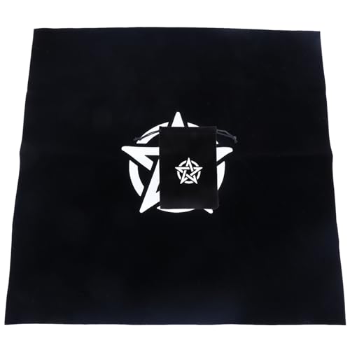 Mocoocouture Pentagramm Muster Astrologie Altäre Tarot Tischdecke Mit Kordelzug Tasche Wahrsagerei Tischdecke Wandteppich Weissagungskarten Tischdecke Wanddekoration von Mocoocouture