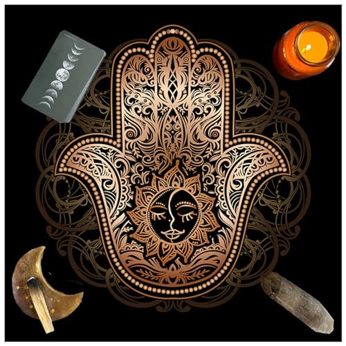 Mocoocouture Tarot Tischaltar Tuch Metaphysische Brettspielmatte Wahrsagerei Altar Tischdecke Brettspiel Kartenpad Tarot Kartentuch Zum Kartenlesen Altar Tischdecke von Mocoocouture