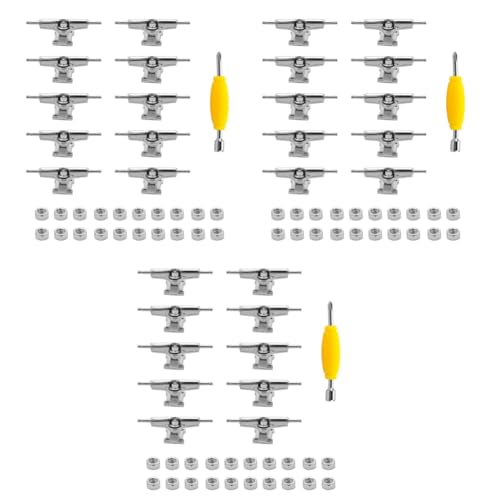 Mocturnity 30 Stück 29 mm Griffbrett- Finger-Skateboard-Abdeckung mit Muttern mit Schraubenschlüssel für Finger-Skateboards Mocturnity 30 Stück 29 mm Griffbrett- Finger-Skateboard-Abdeckung mit Muttern mit Schraubenschlüssel für Finger-Skateboards von Mocturnity