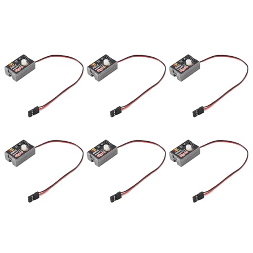 Mocturnity 6 x Mini-Gyroskop für D12 1/10 RC Car Drift Racing Car Lenkausgang, kompaktes Design, integriert und leicht Mocturnity 6 x Mini-Gyroskop für D12 1/10 RC Car Drift Racing Car Lenkausgang, kompaktes Design, integriert und leicht von Mocturnity
