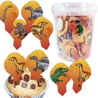 Großpack Dinosaurier Dekopicker, Esspapier Oblate, 600 Stk. von Modecor