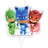 PJ Masks Tortenkerze mit Einstecker, 6,5cm x 6cm von Modecor