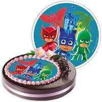 Tortenauflage PJ Masks, 1 Stück, Oblate, 21cm von Modecor