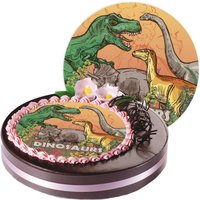 Tortenaufleger Dinosaurier, 1 Stück, Oblate, Ø 21cm von Modecor