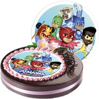 Tortenaufleger PJ Masks Power Heroes, 1 Stück, Oblate, Ø 21cm von Modecor