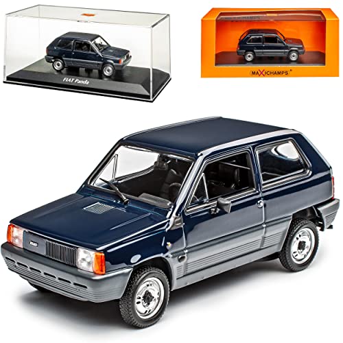 FIAT Panda Typ 141 34 Dunkel Blau 1980-2003 1/43 Minichamps Maxichamps Modell Auto mit individiuellem Wunschkennzeichen von Model Car