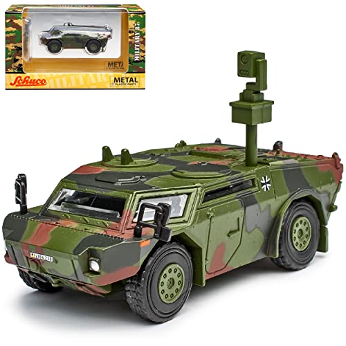 Fennek Spähwagen Wüstenfuchs Bundeswehr 1/87 Schuco Modell Auto von Model Car