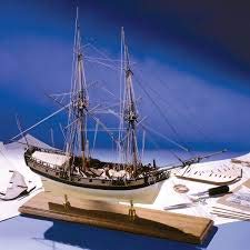 Model Expo Model Shipways Fair American 14gun Privateer, 1778 - 1:48 Scale by Plank-on-Bulkhead Kit von Model Expo