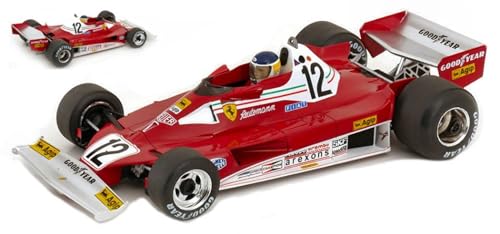 Modell in Maßstab, kompatibel mit Ferrari 312 T2B N.12 Sweden GP 1977 C.REUTEMANN 1:18 MODELCARGROUP MCG18625 von ModelCarGroup