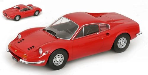 Modell in Maßstab, kompatibel mit Ferrari Dino 246 GT 1969 Rot 1:18 Modelgroup MCG18359 von ModelCarGroup