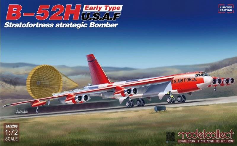 B-52H early type Stratofortress strategic Bomber - Limited Edition von Modelcollect