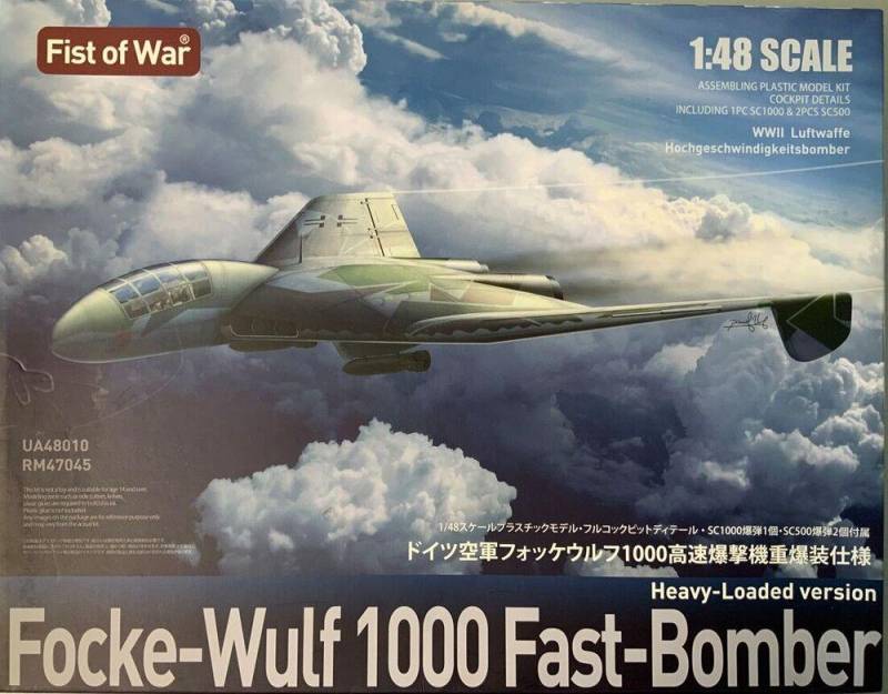 Focke-Wulf 1000 Fast-Bomber - Heavy-Loaded Version von Modelcollect