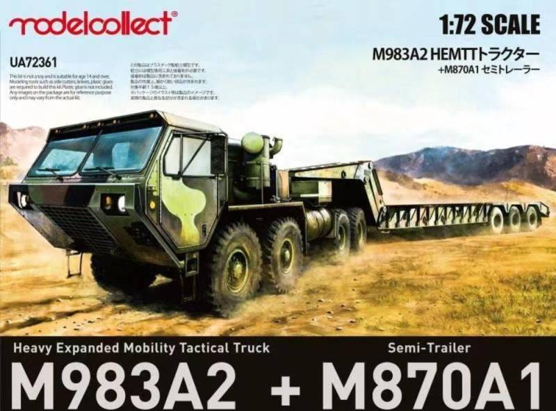 USA M983A2 HEMTT Tractor & M870A1 Semi-trailer von Modelcollect