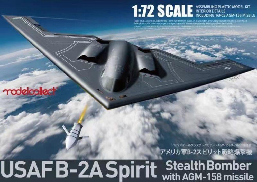 USAF B-2A Spirit Stealth Bomber with AGM-158 missile von Modelcollect