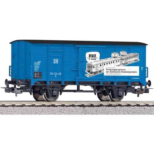 Piko 24502 H0-Gedeckter Güterwagen G02, DR, Ep.III 'VEB PIKO' von Modellbahnshop Korn