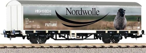 Piko 27705 H0-Gedeckter Güterwagen, DBAG, Ep.VI 'Nordwolle' von Modellbahnshop Korn