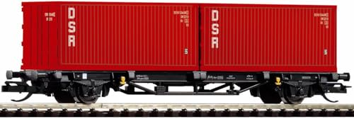 Piko 47727 TT Containertragwagen 2X20' DSR, DR, Ep. IV von Modellbahnshop Korn