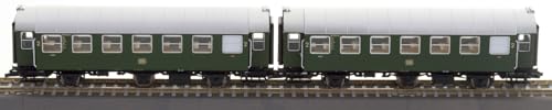 Tillig 01092 TT 2er Set Personenwagen 2. Klasse, DB, Ep.III von Modellbahnshop Korn