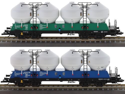 Tillig 01119 TT 2er Set Staubsilowagen Uacs 451.1, Raj-Wagon Trencin spol. s.r.o. Tillig 01119 TT 2er Set Staubsilowagen Uacs 451.1, Raj-Wagon Trencin spol. s.r.o. von Modellbahnshop Korn