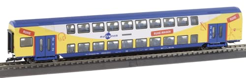 Tillig 16808 Doppelstockwagen metronom Eisenbahngesellschaft mbH, Ep. VI von Modellbahnshop Korn