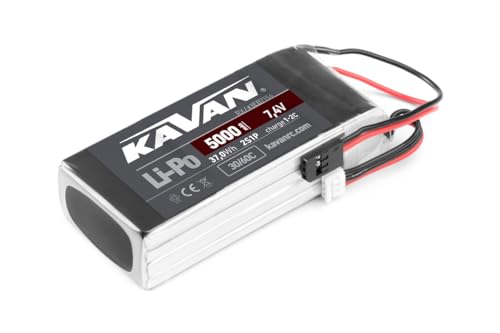 KAVAN Li-Po 5000mAh/7,4V 30/60C RX 2S **Top Qualität** von Modellbau Berthold