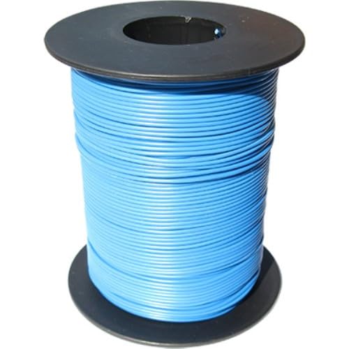 100 Meter LIY Kabel Litze 0,14mm² flexibel Kupferlitze Schaltlitze blau von Modellbau Schönwitz