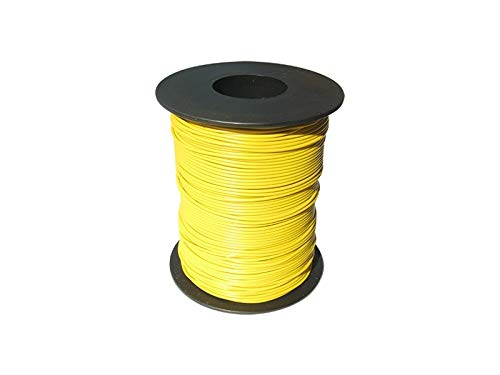 100 Meter LIY Kabel Litze 0,14mm² flexibel Kupferlitze Schaltlitze gelb von Modellbau Schönwitz