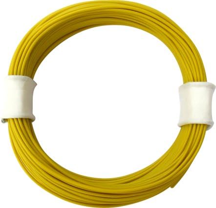 50923 Miniaturkabel Litze flexibel Livy 0,04mm² (gelb) 10 Meter von Modellbau Schönwitz