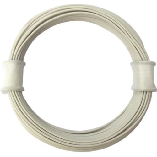 50928 Miniaturkabel Litze flexibel Livy 0,04mm² (weiß) 10 Meter von Modellbau Schönwitz