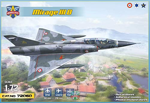 Modelsvit 72060 - Dassault Mirage IIIB 1:72 Flugzeugmodellbausatz von Modelsvit