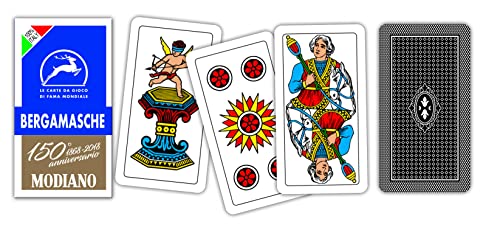 Modiano Bergamasche Spielkarten 150. Jahrestag, 300072 Modiano Bergamasche Spielkarten 150. Jahrestag, 300072 von Modiano