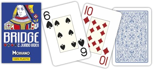 Modiano Bridge 2 Jumbo Index Blau Modiano Bridge 2 Jumbo Index Blau von Modiano