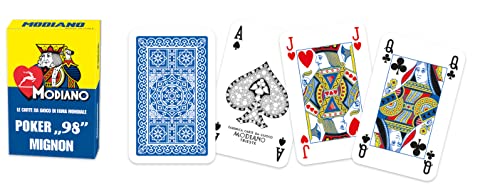 Modiano Poker 98 Mignon Blau von Modiano